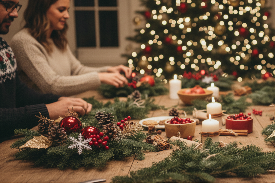 Taller de Centro de Mesa (Taller Navideño en Barcelona)