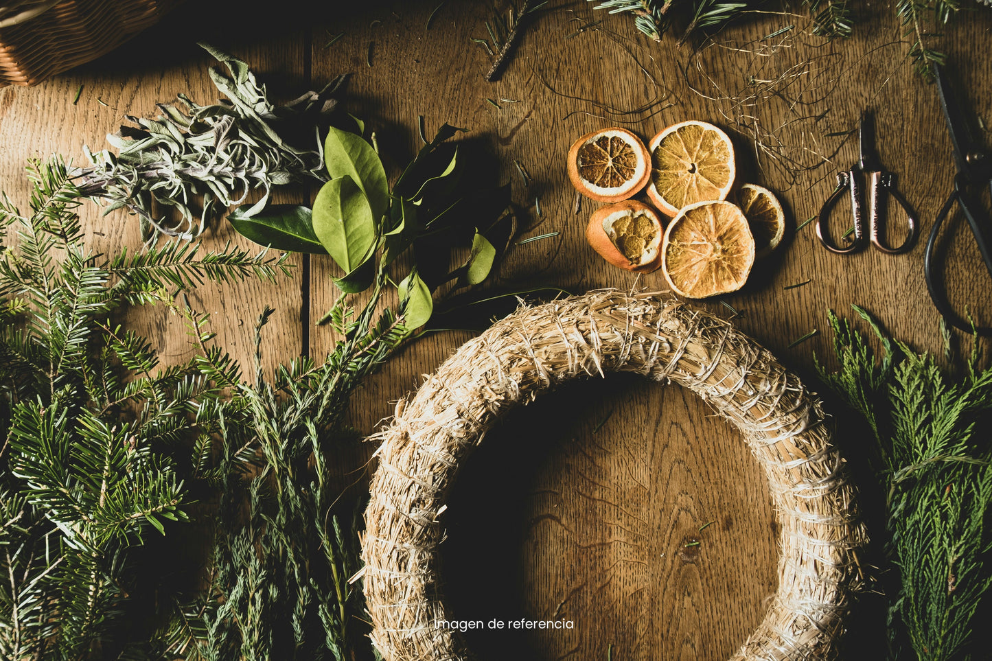 Christmas wreath Workshop in Barcelona (Gracia)