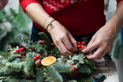 Taller de Corona de Navidad en Barcelona