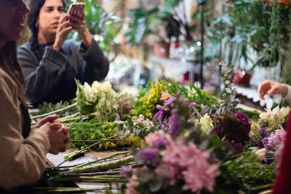 Flower Bouquet Workshop in Barcelona