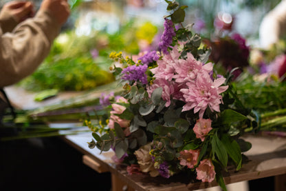 Flower Bouquet Workshop in Barcelona