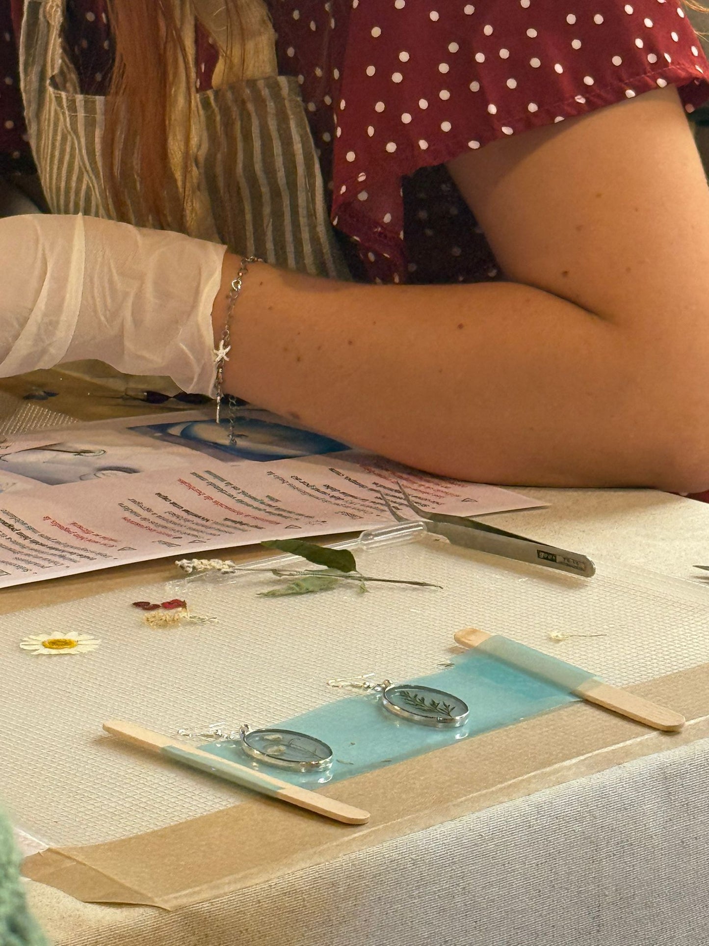 Taller de Joyería botánica en Gràcia, Barcelona