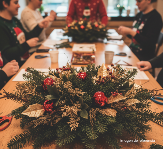 Taller de Centro de Mesa (Taller Navideño en Madrid)