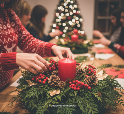 Taller de Centro de Mesa (Taller Navideño en Madrid)
