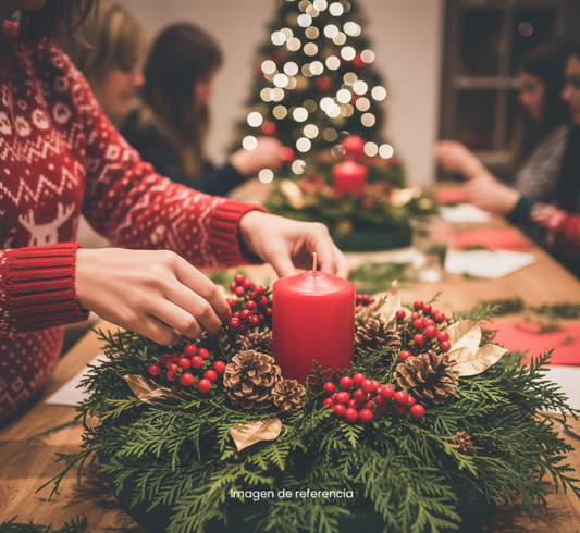Taller de Centro de Mesa (Taller Navideño en Madrid)