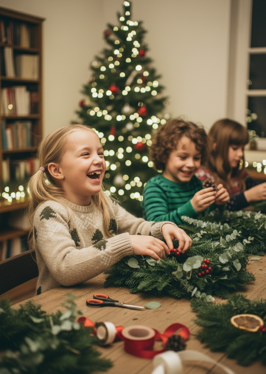 Taller de Corona Navideña para Niños y Niñas (Barcelona)
