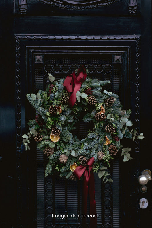 Christmas wreath Workshop in Barcelona (Gracia)