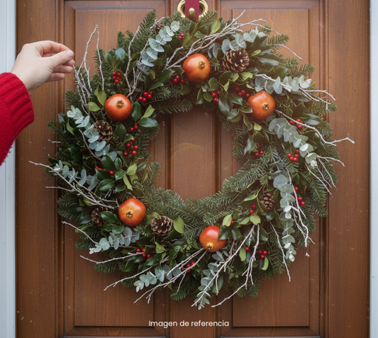 Taller de Corona de Navidad en Madrid