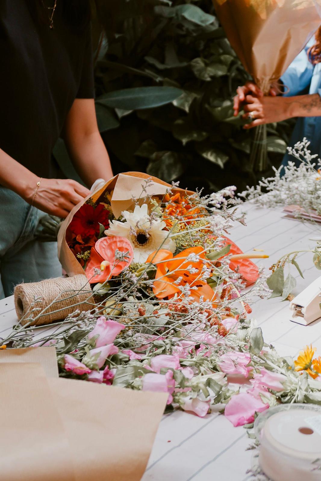 Taller de ramos de jardín para principiantes (en Inglés)