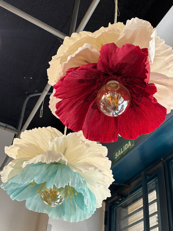 Taller de Lámparas Flor de Papel en Madrid
